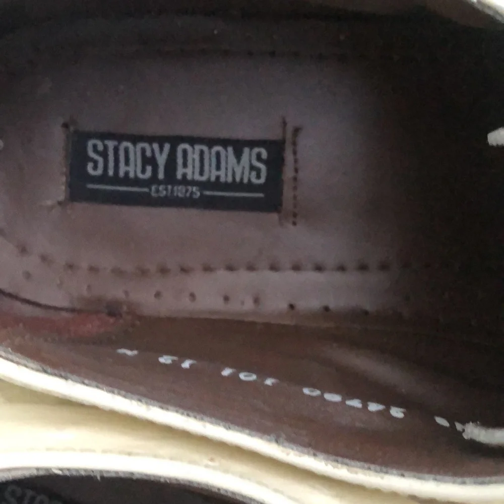 Stacy Adams Men’s Ivory Dress Up Shoes Size : 12M - Picture 3 of 13